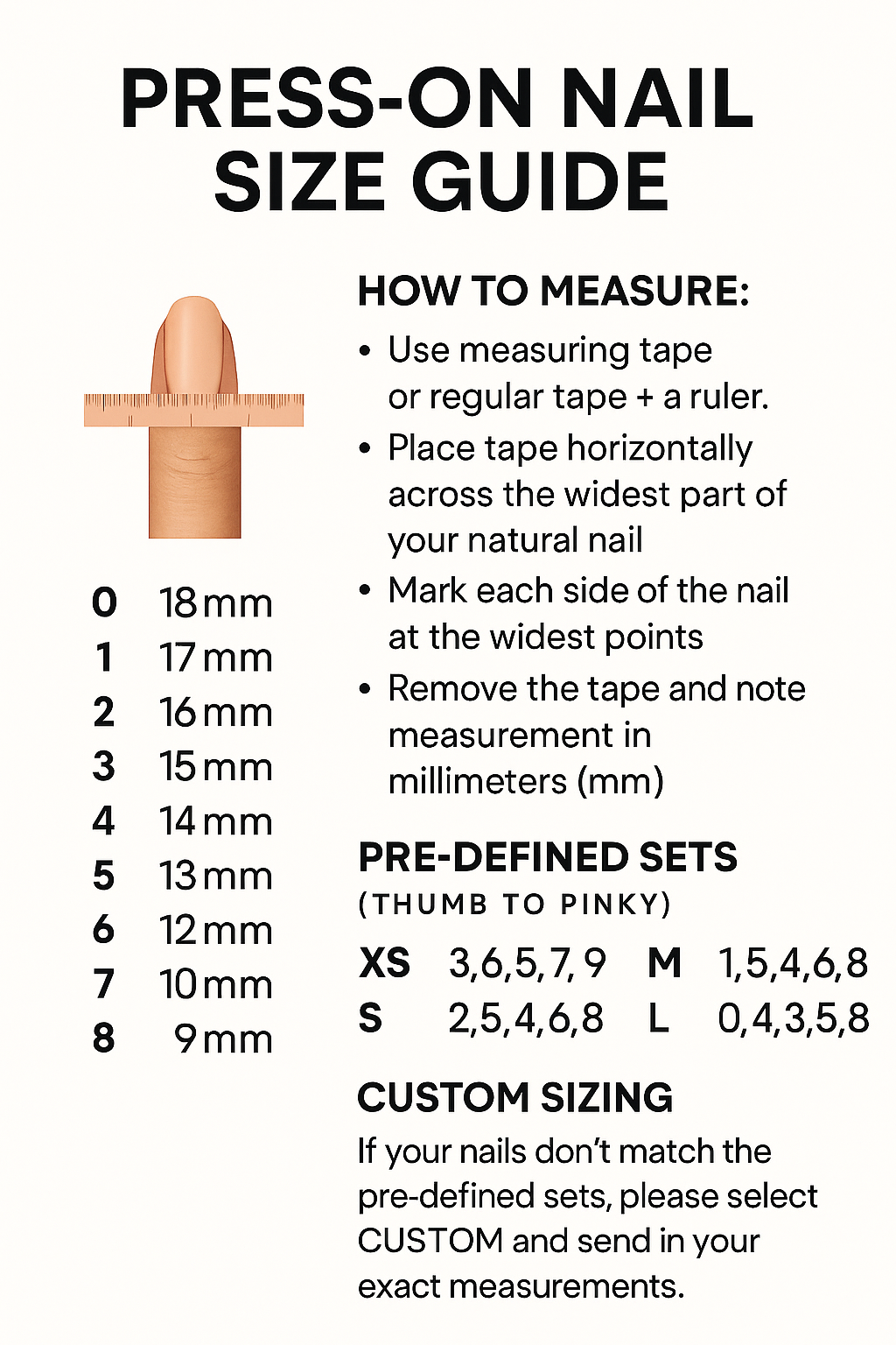 French Tip Gel Press-on Nails