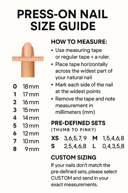 French Tip Gel Press-on Nails